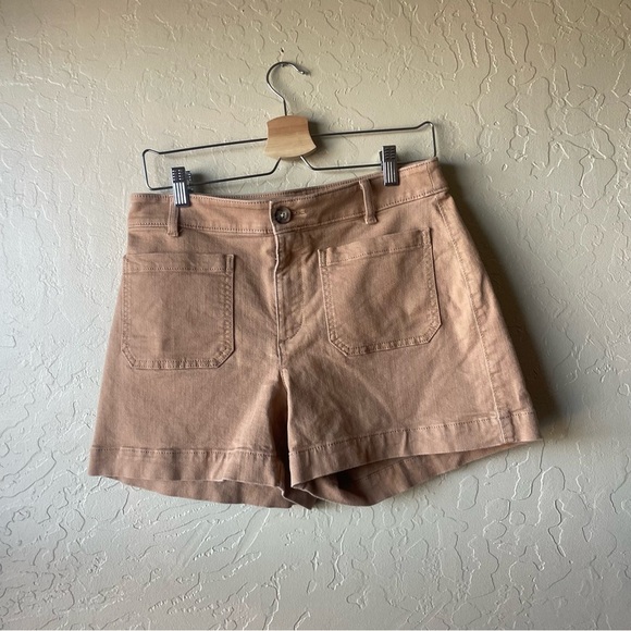 Loft Curvy Palmer Shorts in Twill - Picture 2 of 7